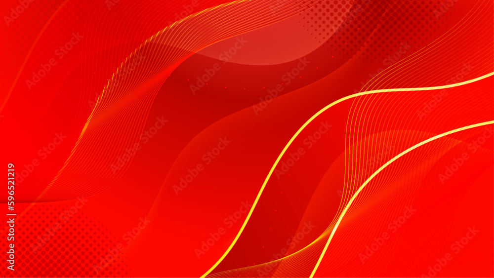 Red creative wave business banner background Red creative wave business banner background