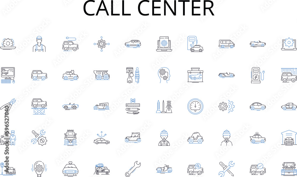 Call center line icons collection. Alpine, Ravine, Cliff, Summit, Gorge, Ridge, Peak vector and linear illustration. Canyon,Uplands,Slope outline signs set Generative AI Call center line icons collection. Alpine, Ravine, Cliff, Summit, Gorge, Ridge, Peak vector and linear illustration. Canyon,Uplands,Slope outline signs set Generative AI