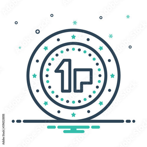 Mix icon for penny 