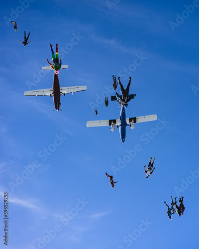Skydive Formation Exit