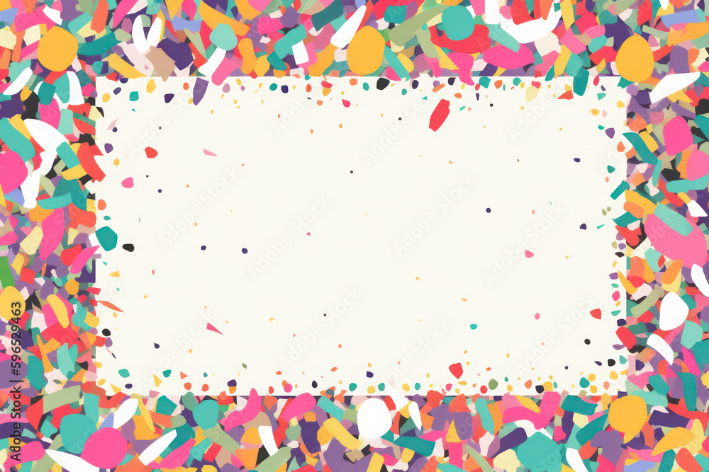 Party Perfect: How to Use a Colorful Confetti Border Frame to Spruce Up Your Decor AI Generated Party Perfect: How to Use a Colorful Confetti Border Frame to Spruce Up Your Decor AI Generated