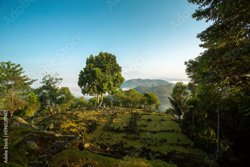 gunung padang java, indonesia photo