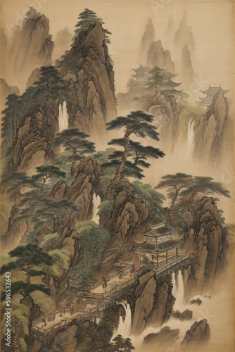 Chinese ink painting