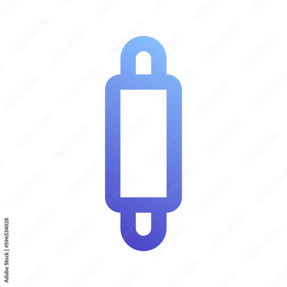 rolling pin gradient icon rolling pin gradient icon