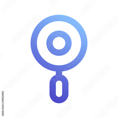 frying pan gradient icon