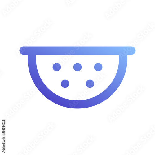 strainer gradient icon