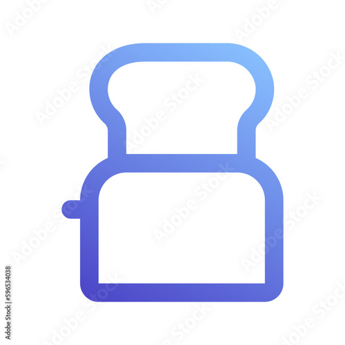 toaster gradient icon