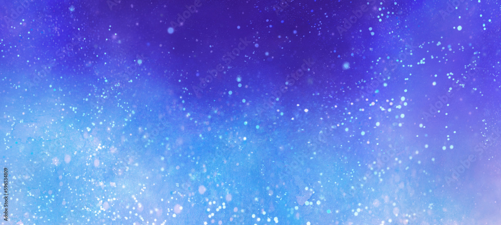夏の星空の風景イラスト 横長 夏の星空の風景イラスト 横長