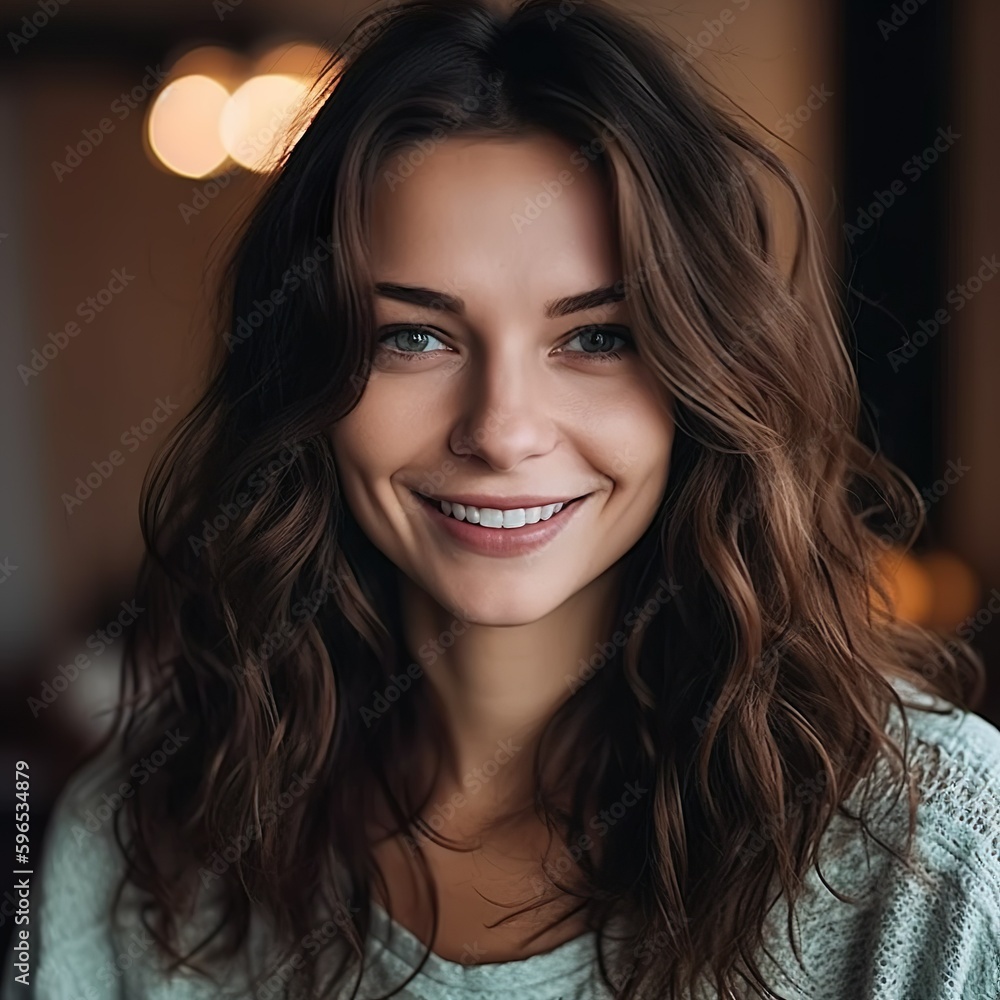 portrait of a woman, generative AI portrait of a woman, generative AI