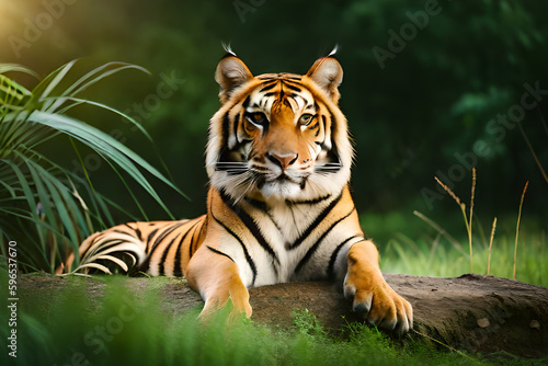 tiger in the forest