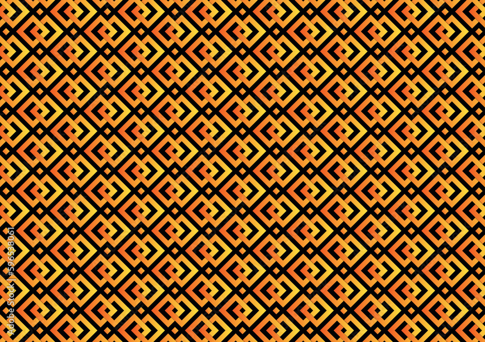 Luxury modern square chain link gold pattern decoration background Luxury modern square chain link gold pattern decoration background