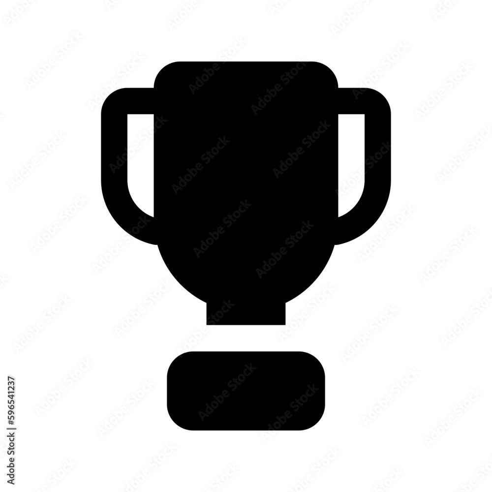 trophy glyph icon trophy glyph icon