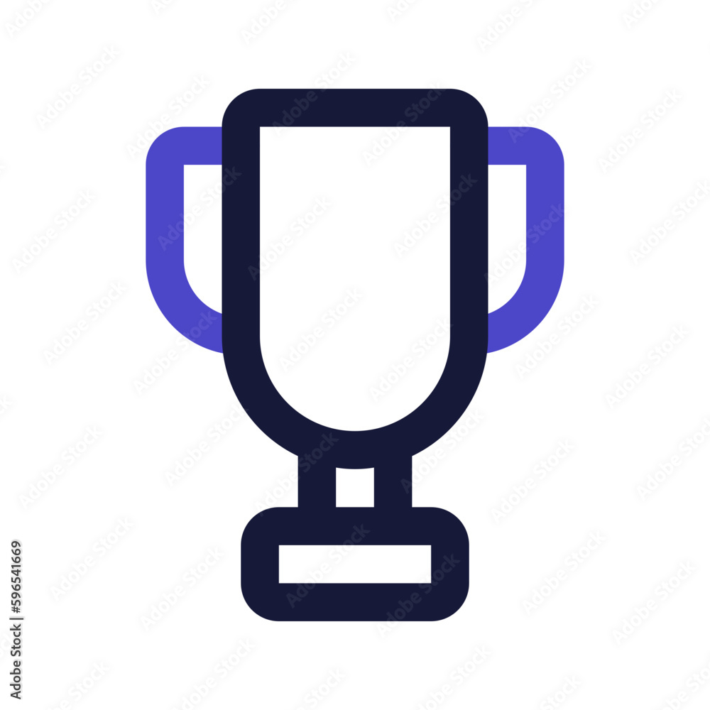 trophy line color icon