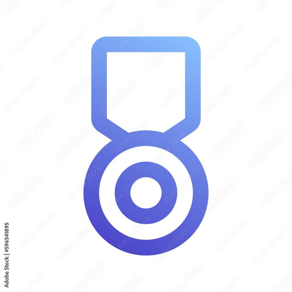 medal gradient icon medal gradient icon