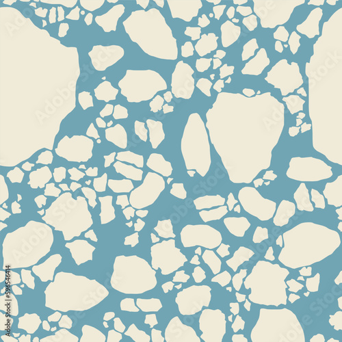 Winter pattern, iceberg in the sea 