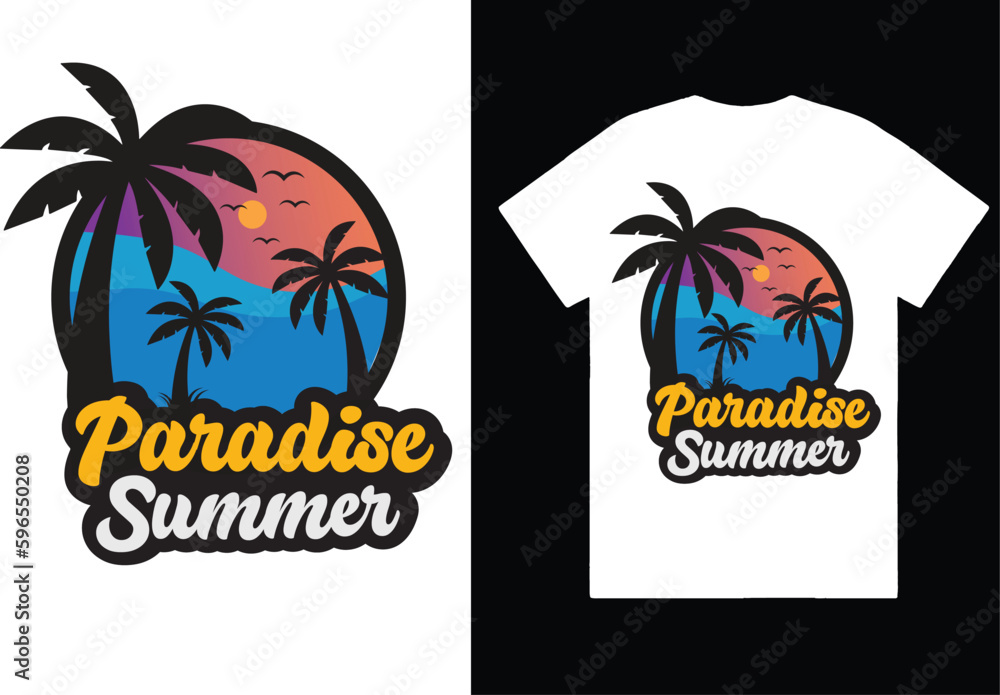 paradise summer T-shirt