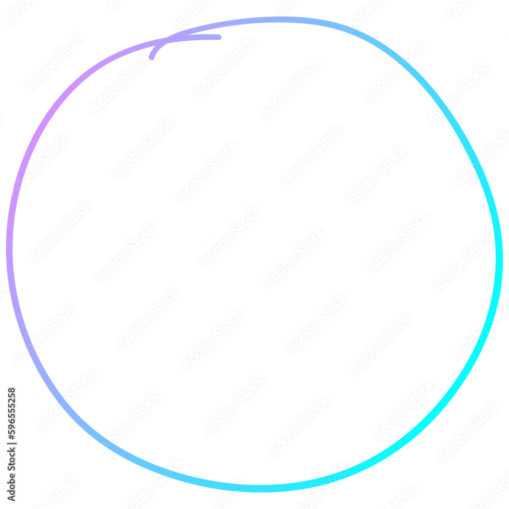 Gradient Pink Blue Purple Circle Outline Icon Doodle Gradient Pink Blue Purple Circle Outline Icon Doodle