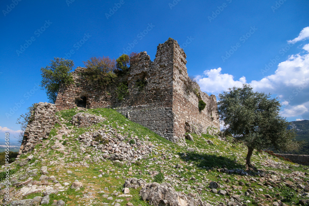 Old castle; Yogurtcu Castle, Manisa - Turkey