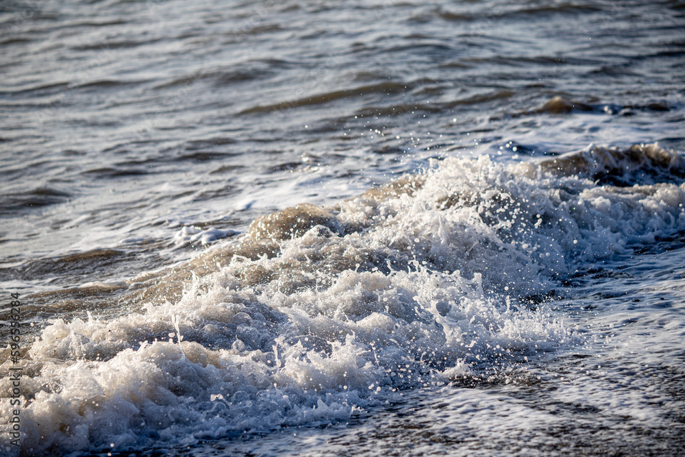 Waves on the seashore, nature. Waves on the seashore, nature.