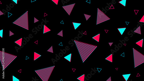 Abstract background design with social media colors, Colorful modern copy space	