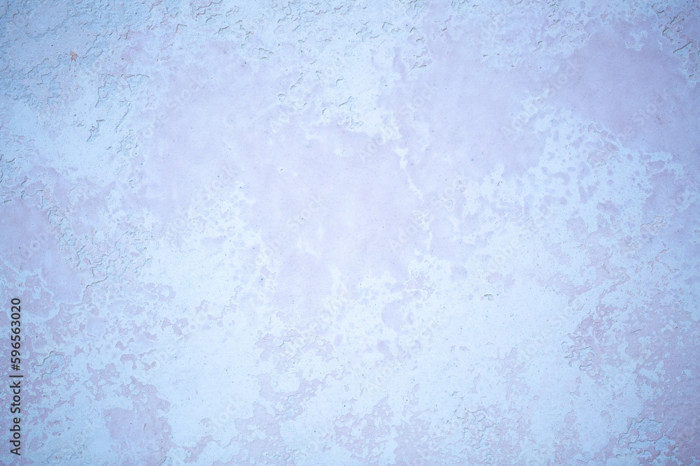 Fototapeta premium Gray background of decorative plaster with abstract spots. Unusual silver wall texture with beautiful patterns, creative surface background. Dressing coating for building cladding.