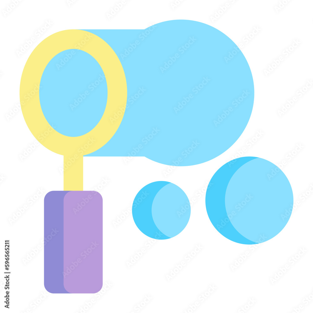 Isolated soap bubble in flat icon on white background. Toys, childhood, spring, summer Isolated soap bubble in flat icon on white background. Toys, childhood, spring, summer