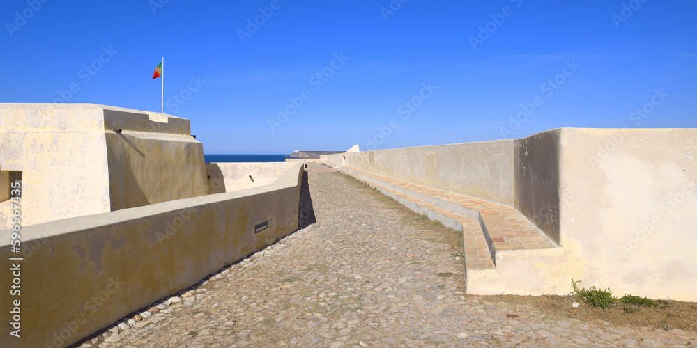 Sagres Fortress, Sagres, Vila do Bispo, Faro district, Algarve, Portugal Sagres Fortress, Sagres, Vila do Bispo, Faro district, Algarve, Portugal