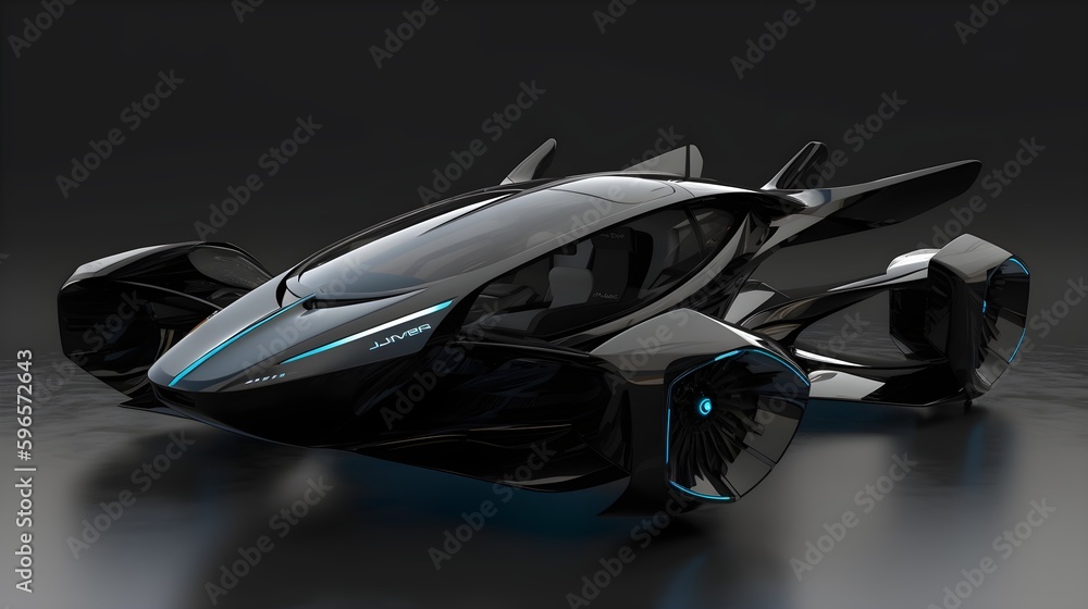 Futuristic new car concept inspired by drone technology