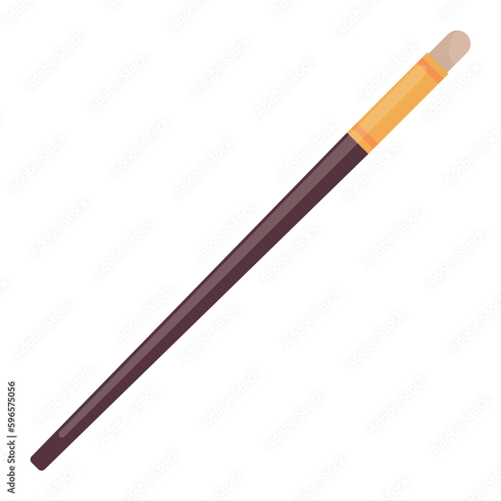 Vector image of makeup brushes. The concept of makeup and self-care. A bright element of cosmetics for design. Vector image of makeup brushes. The concept of makeup and self-care. A bright element of cosmetics for design.