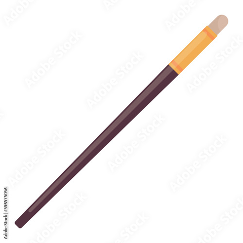 Vector image of makeup brushes. The concept of makeup and self-care. A bright element of cosmetics for design.