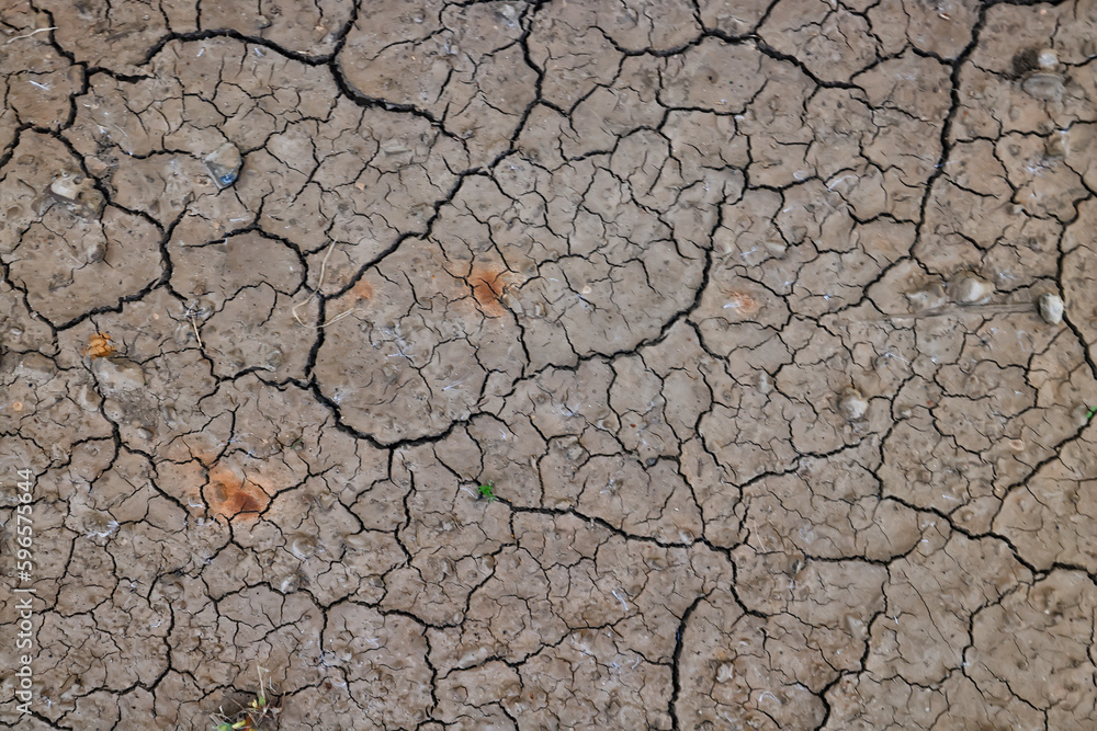 cracks on the ground desert texture background earth climate ecology