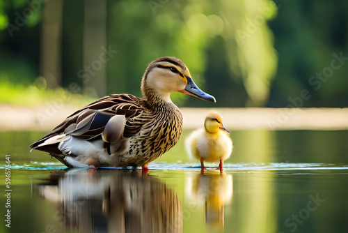 duck on a pond © Md Imranul Rahman