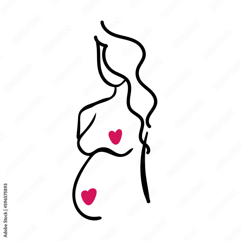 Pregnancy care linear icon. Prenatal period. Motherhood, parenthood. Expecting baby. Medical procedure. Thin line illustration. Contour symbol. Vector isolated outline drawing. Editable stroke, Pregnancy care linear icon. Prenatal period. Motherhood, parenthood. Expecting baby. Medical procedure. Thin line illustration. Contour symbol. Vector isolated outline drawing. Editable stroke,