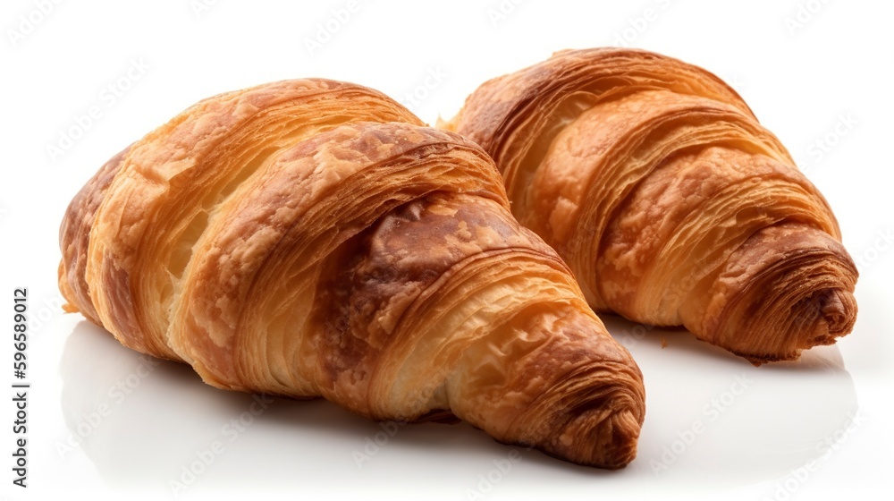 Croissant, Generative AI, Illustration Croissant, Generative AI, Illustration