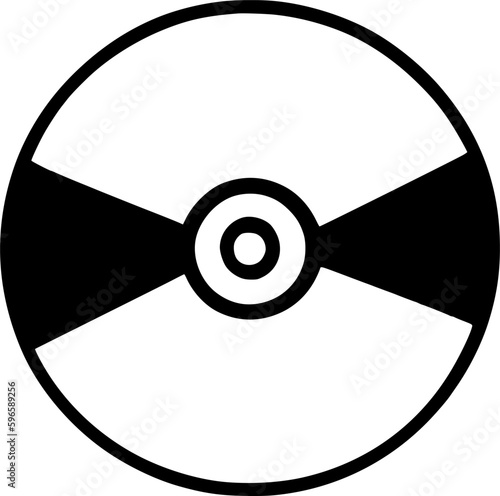 cd icon vector symbol design illustration