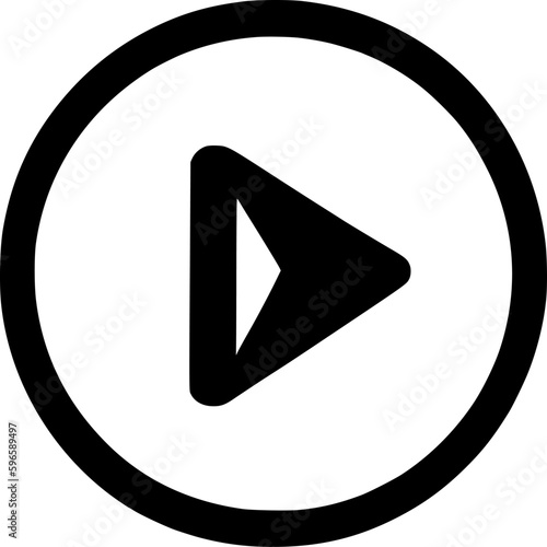 play icon vector symbol design illustration