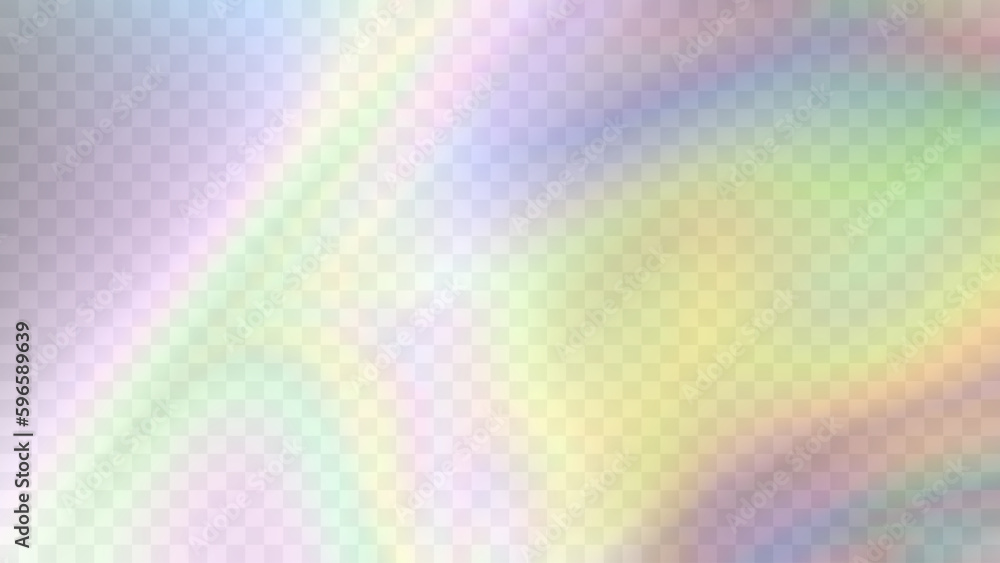 Modern blurred gradient background in trendy retro 90s, 00s style. Y2K  aesthetic. Rainbow light prism effect. Hologram reflection. Poster template  for Stock Vector Image & Art - Alamy