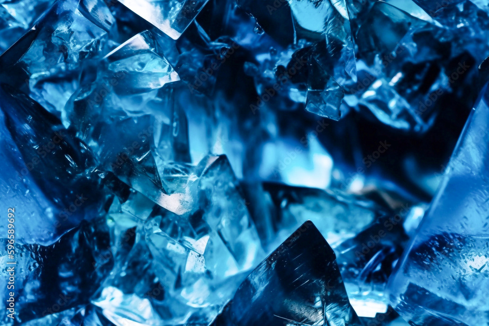 Decorative seamless texture background. 3d illustration with fractured pieces of ice. AI Generated Decorative seamless texture background. 3d illustration with fractured pieces of ice. AI Generated