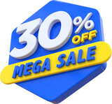 30 Percent Discount Mega Sale 