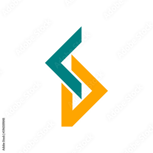 SD letter logo