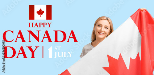 Mature woman with Canadian ...