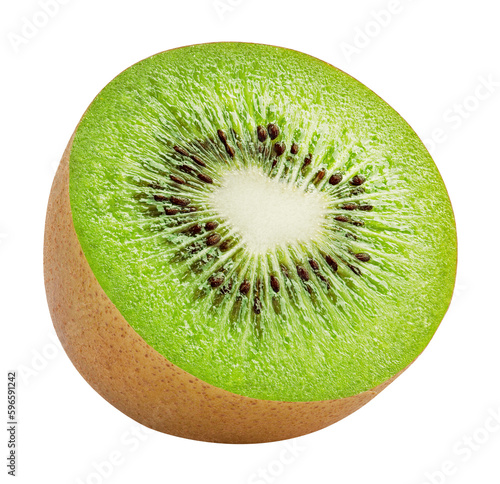 Fotografía kiwi isolated on white background, full depth of field