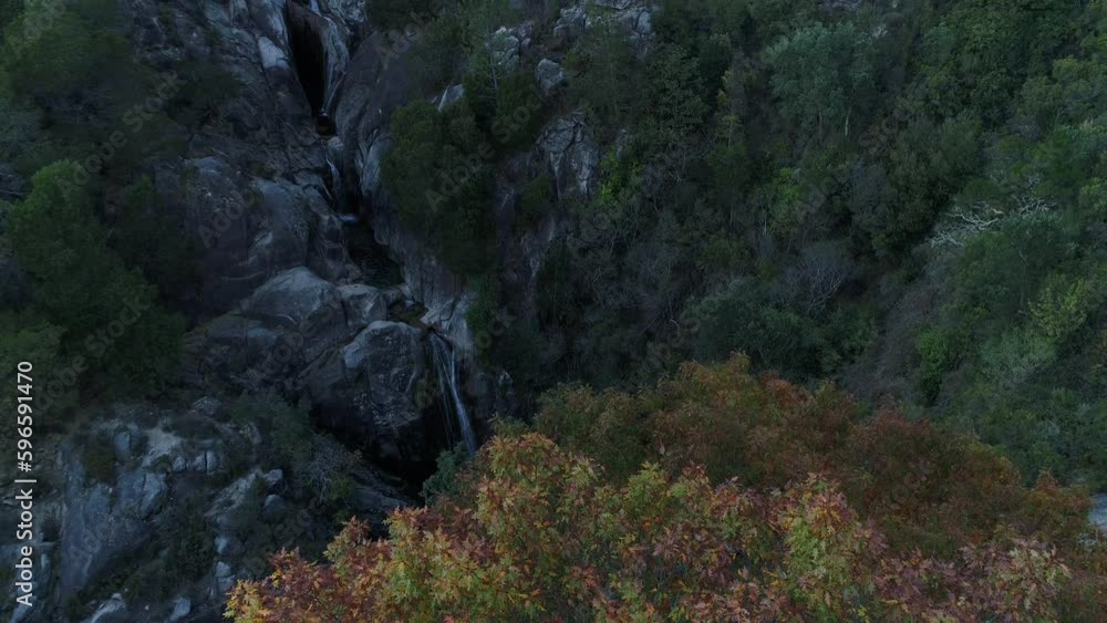 Landscape Geres Portugal River Waterfall Nature Aerial View