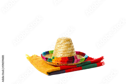 Concept of Cinco de mayo, isolated on white background