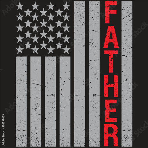 USA Flag Father