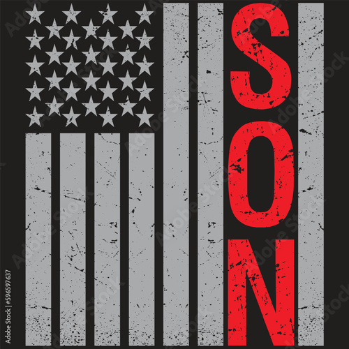 USA Flag Son