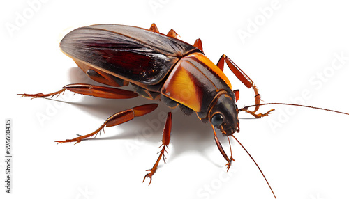 Cockroaches on a transparent background (PNG) generative AI