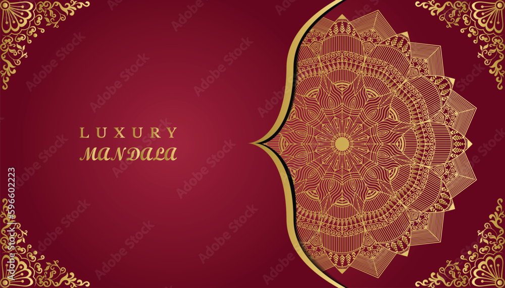 Classic royal ornamental mandala design background. Beautiful luxury vintage greeting and invitation card. Ornamental invitation card with floral mandala. Classic royal ornamental mandala design background. Beautiful luxury vintage greeting and invitation card. Ornamental invitation card with floral mandala.