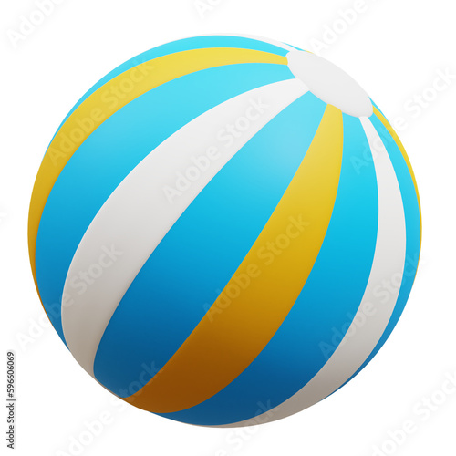 3D Beach Ball