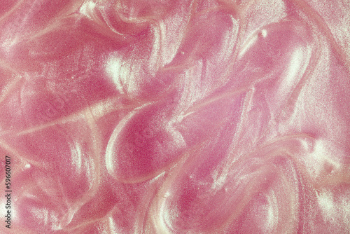 Bilde på lerret Glowing pink mermaid shimmering cosmetic miracle texture gel body spray